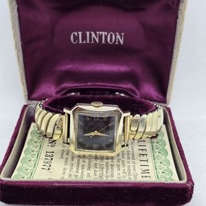 Clinton Gold and Black Watch